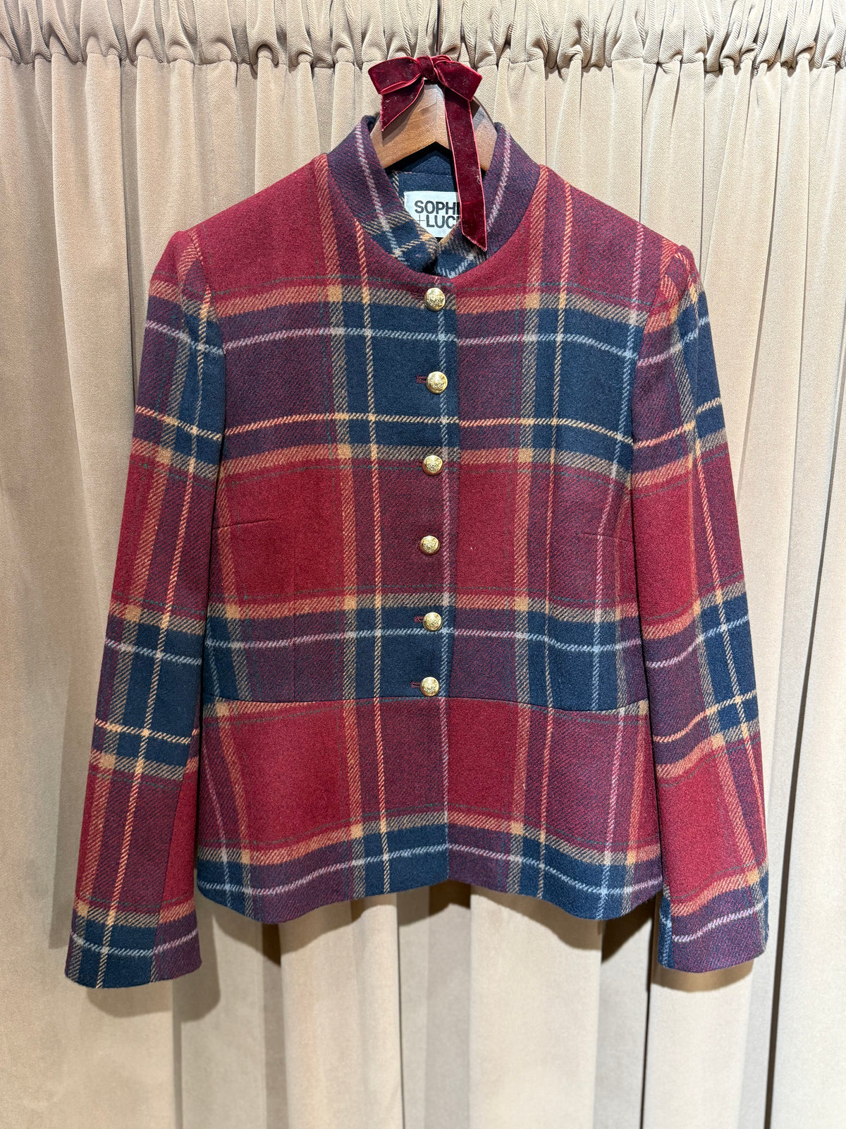 Veste harvard margaret bordeaux