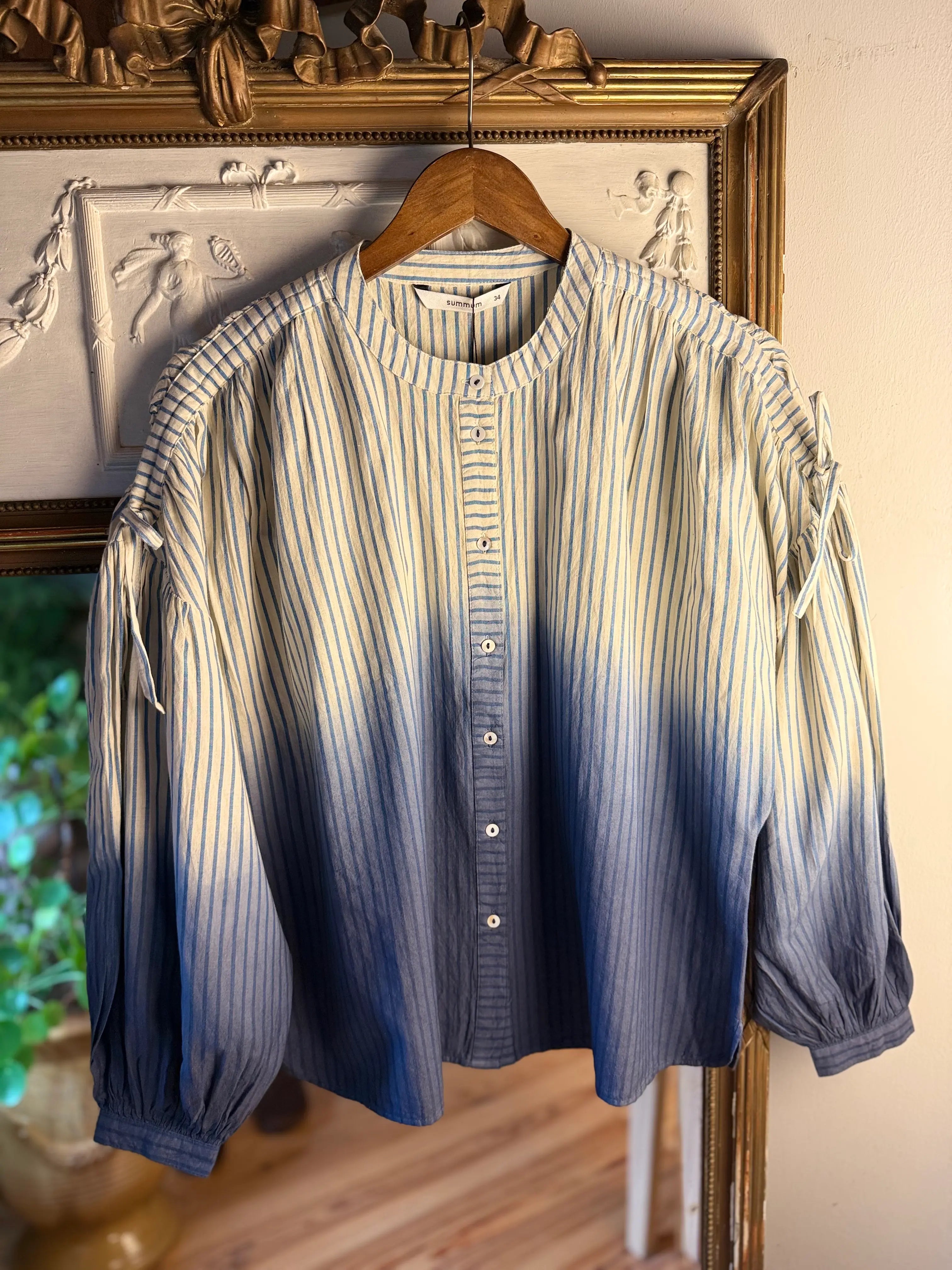 Blouse Dip Dye Stripe