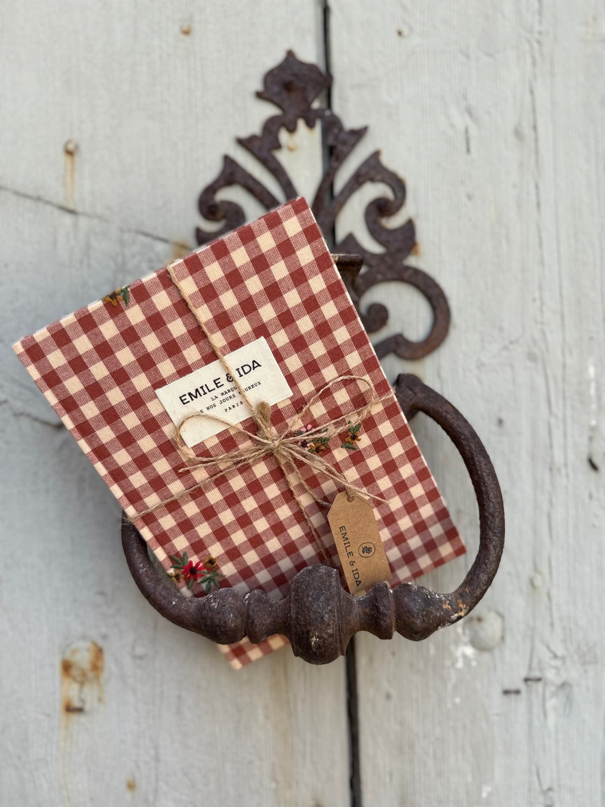 Carnet vichy Terracota