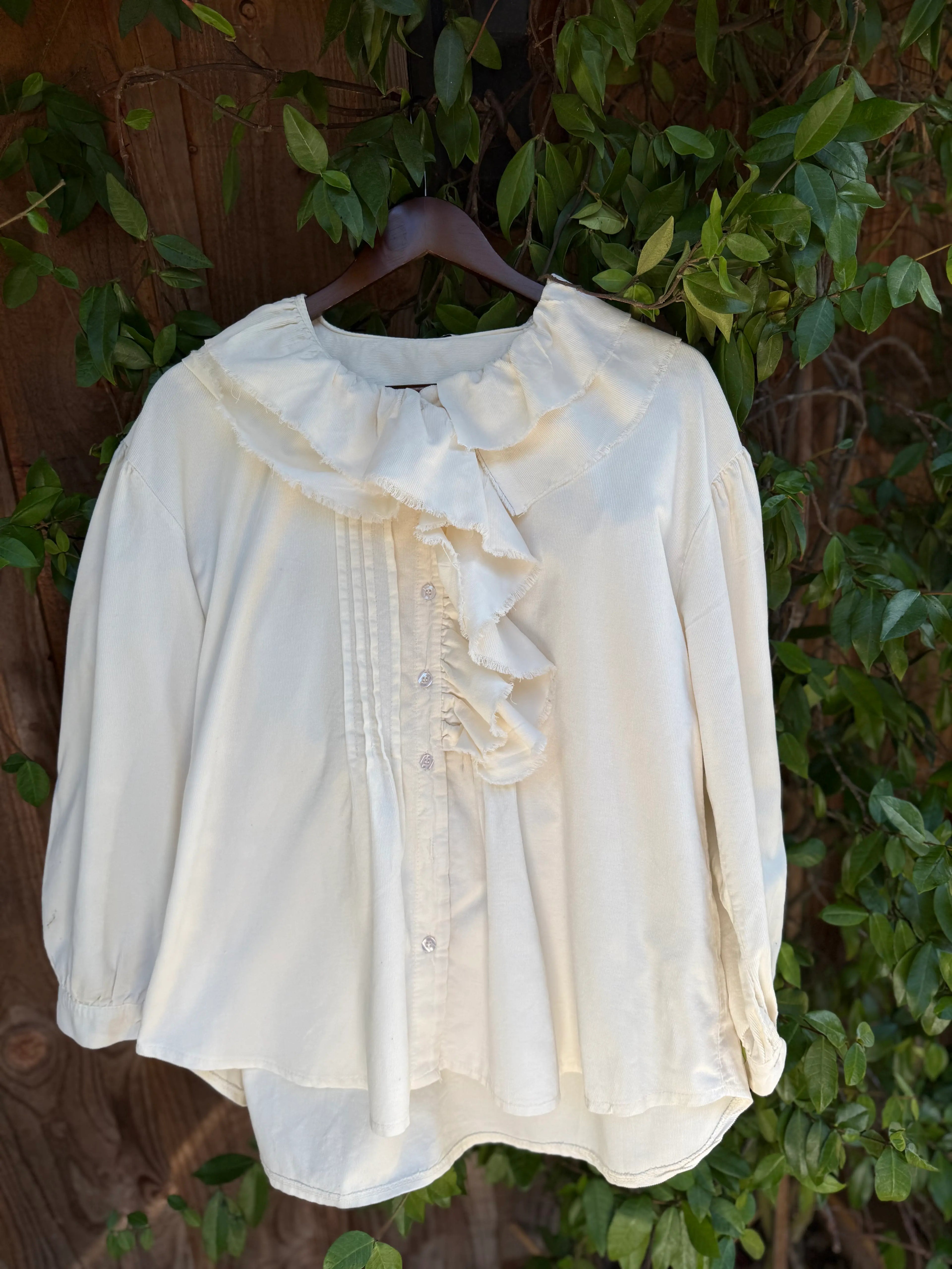 Chemisier col Volant