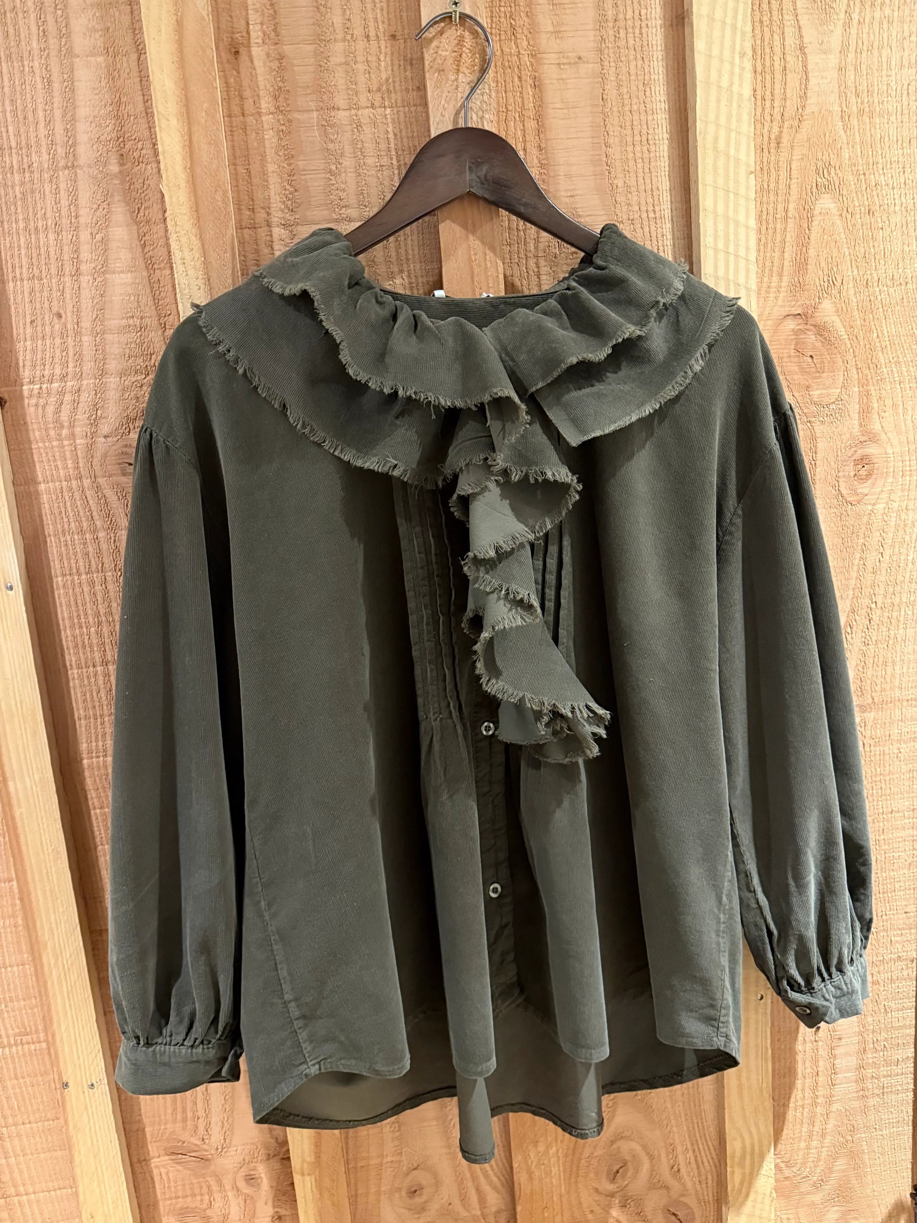 Chemisier col Volant