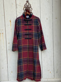 Manteau à carreaux doublé
