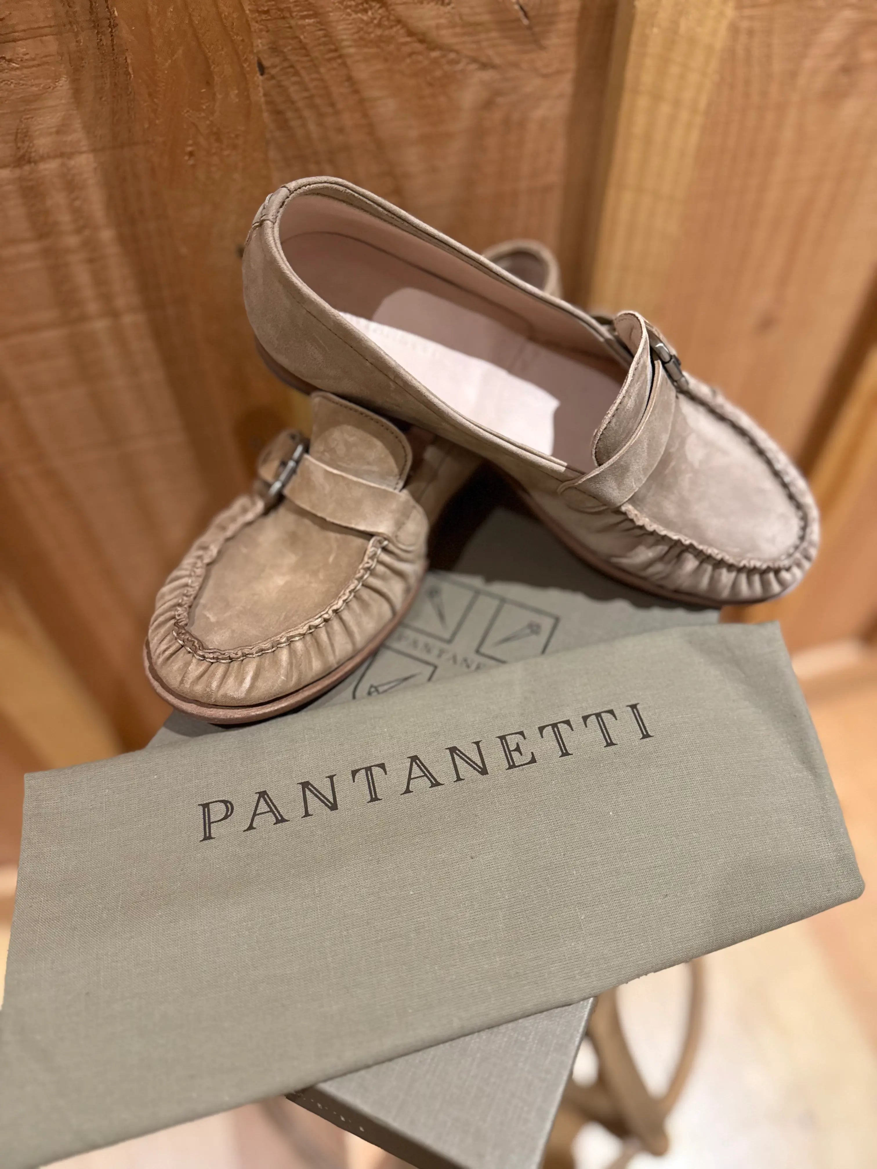 Mocassins femme beige