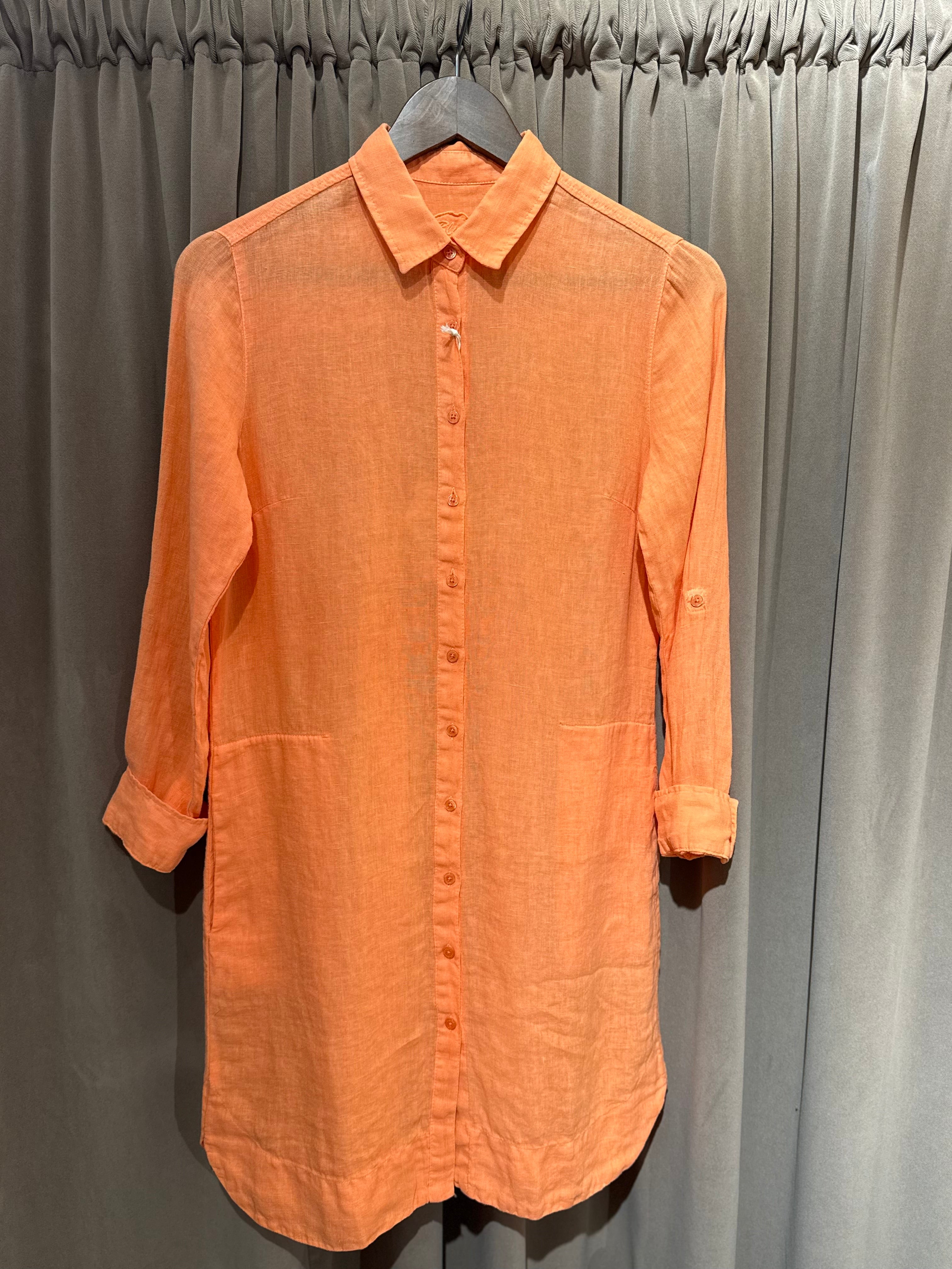 Robe chemisier avec poches