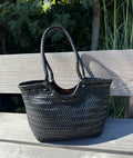 Sac cabas tressé