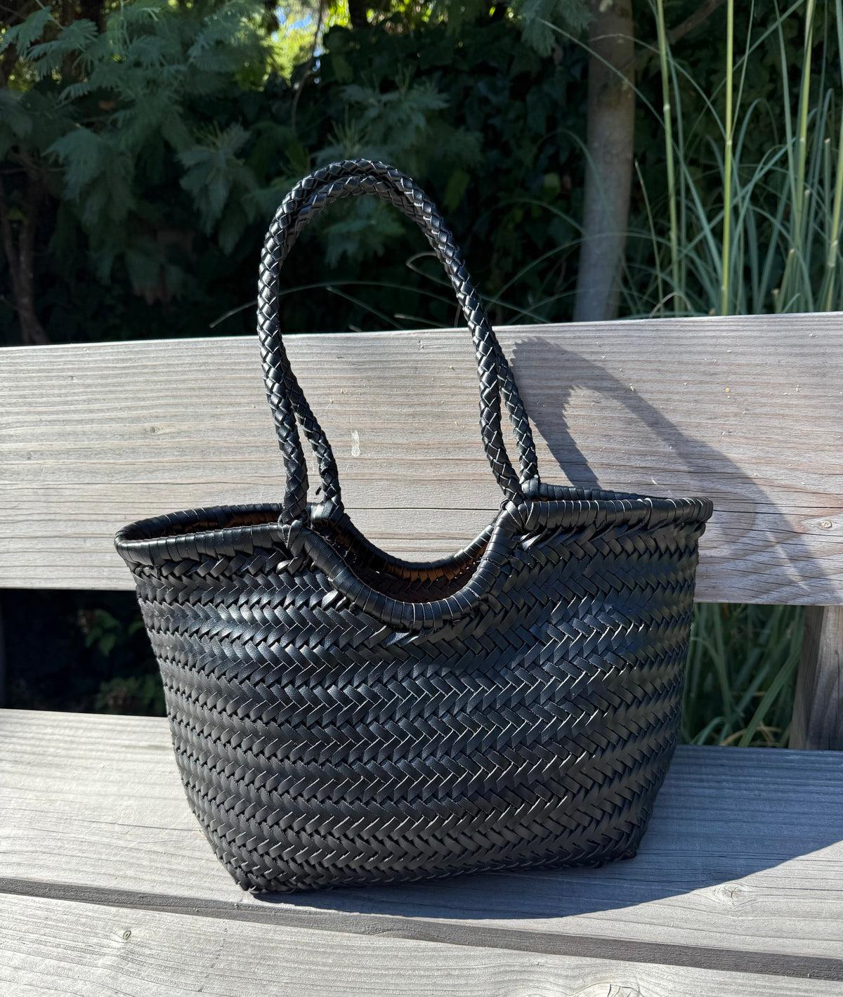 Sac cabas tressé
