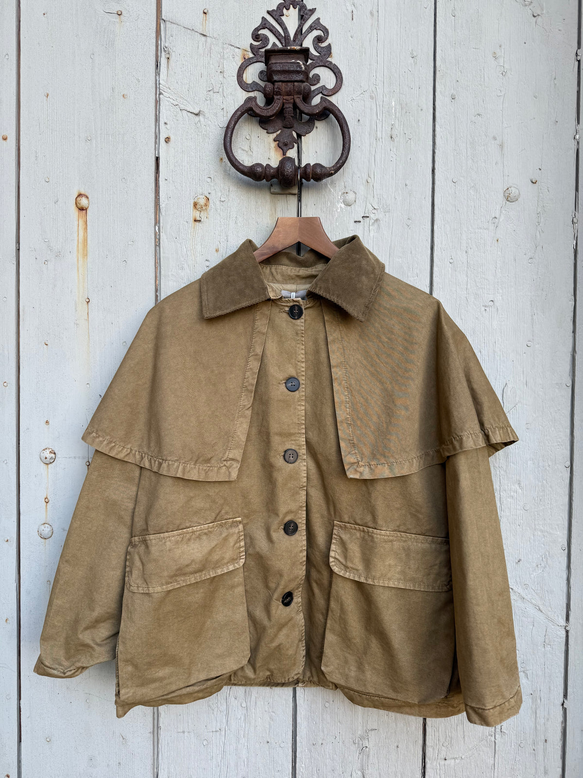Veste col velours